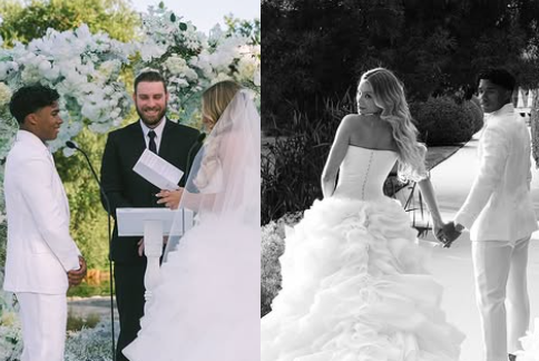 Endrick and Gabriely Miranda wedding